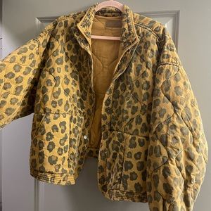 BlankNYC Leopard Quilted Jacket